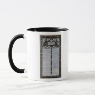 Table of the Declaration of the Rights of Man Mug