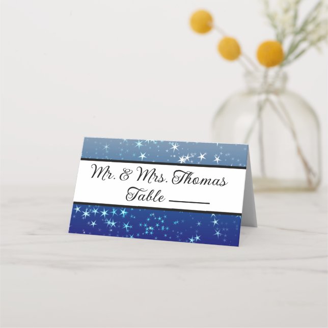 Table place cards, wedding place card (Front)