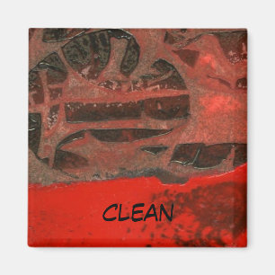 "Table Rock #3" Abstract Dishwasher Magnet