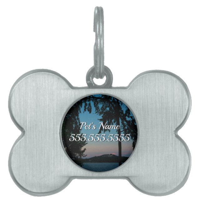 Table Rock Dusk Pet Name Tag (Front)