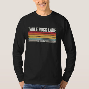 Table Rock Lake Missouri, Retro Sunset Table Rock  T-Shirt