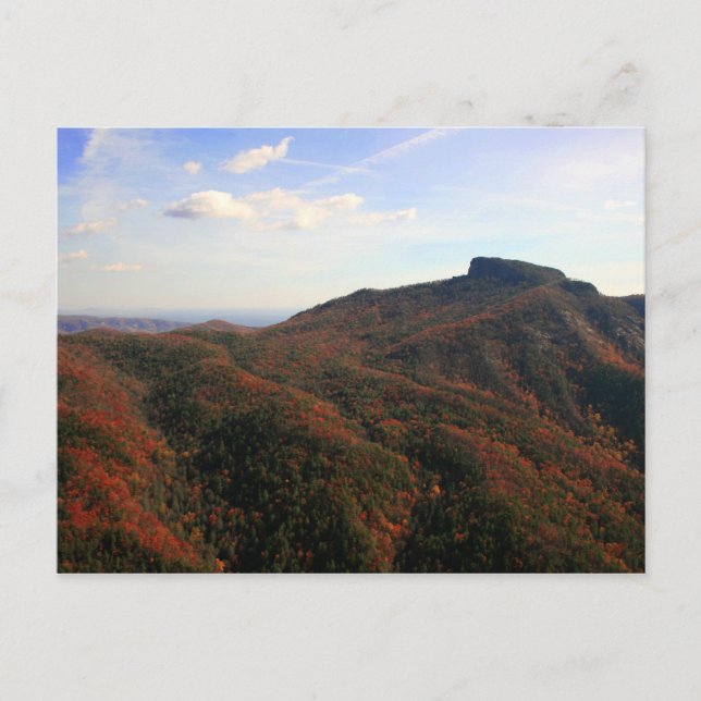 Table Rock of Linville Gorge in Fall, NC Postcard (Front)