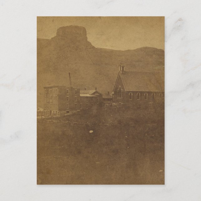 Table Rock Overlooking Golden City Postcard (Front)