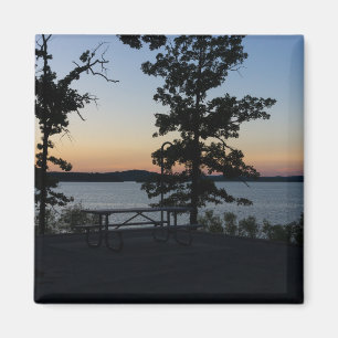 Table Rock Sunset Magnet