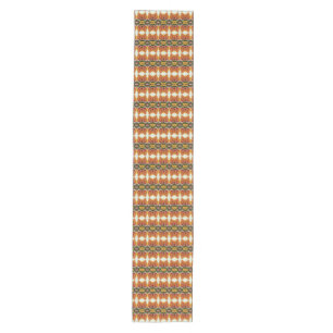 Table Runner, A vibrant colourful fabric pattern Medium Table Runner