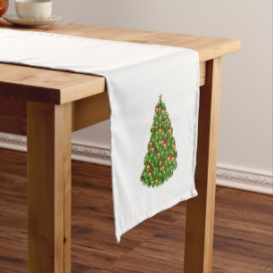 Table Runner-Christmas Tree Short Table Runner