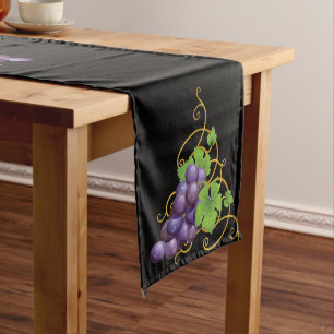 Table Runner Grapes