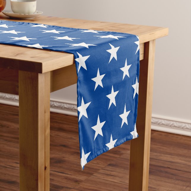 Table Runner-Patriotic Stars Short Table Runner (In Situ)