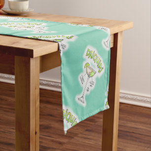 TABLE RUNNERS - DAIQUIRI RECIPE COCKTAIL ART