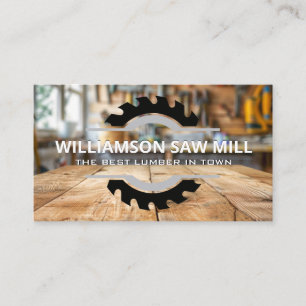 Table Saw   Saw Mill   Carpentry Business Card