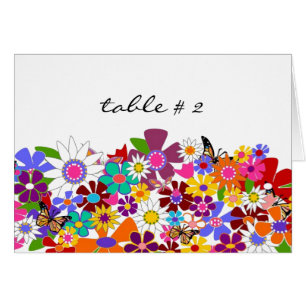 Table Seating Cards - Wedding