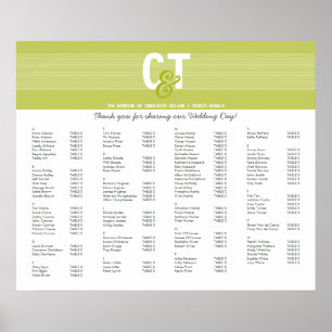 TABLE SEATING PLAN CHART :: modline 3