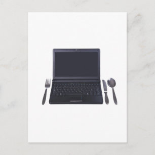 table setting postcard
