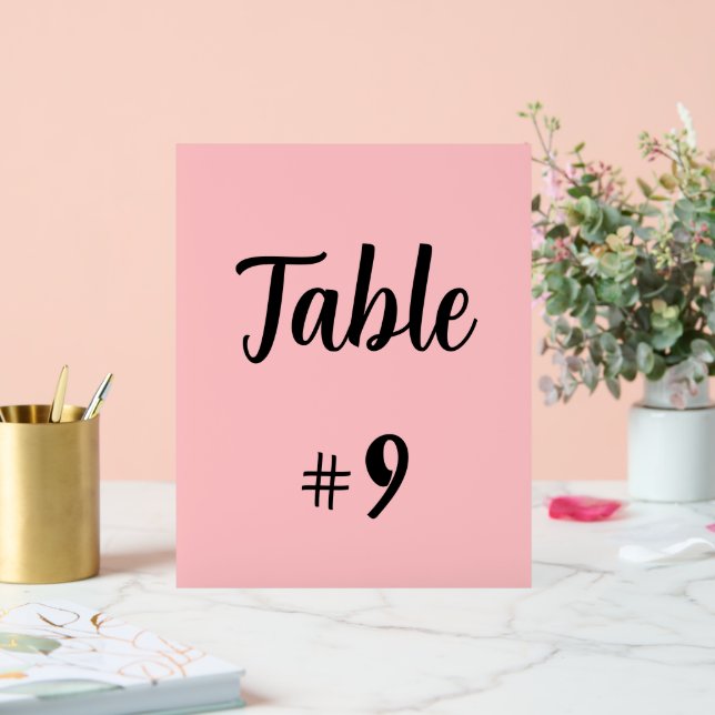 Table Sign (Wedding)