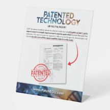 Table Sign - Patented Technology