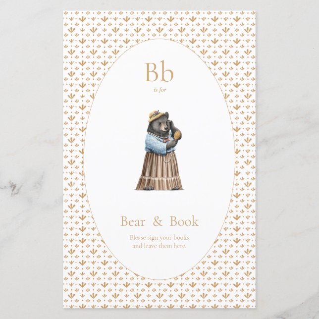 Table signage - books (Front)