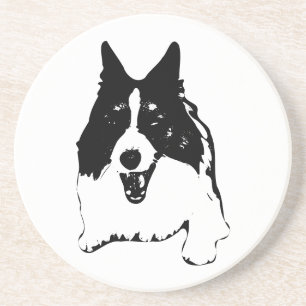 Table Smiles, Corgi Study Coaster