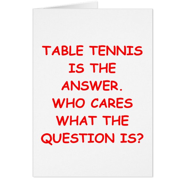 table tennis (Front)