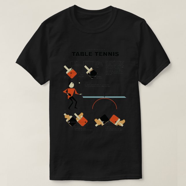 Table Tennis 26 T-Shirt (Design Front)