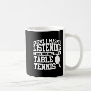 Table Tennis Apparel Top Fun Tennis Players Desig Coffee Mug