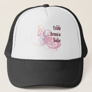 Table Tennis Babe Trucker Hat