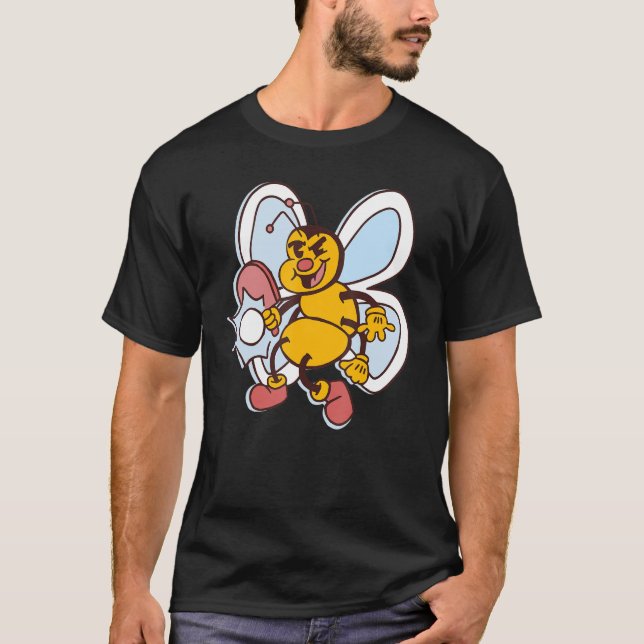 Table Tennis Bee Ping Pong Outfit Bees Table Tenni T-Shirt (Front)