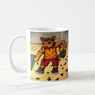 Table Tennis Cat Coffee Mug