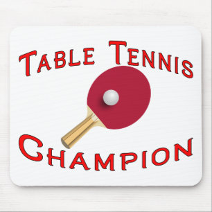 Table Tennis Champion Mouse Mat