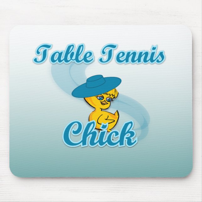 Table Tennis  Chick #3 Mouse Mat (Front)