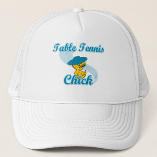 Table Tennis  Chick #3 Trucker Hat