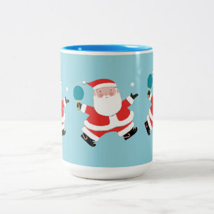 Table Tennis Christmas Coffee Mug