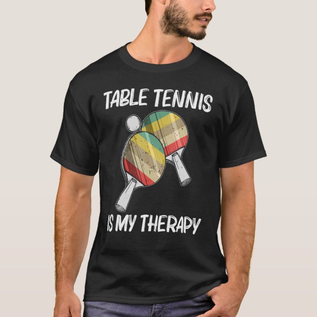  Table Tennis For Men Women Ping Pong Ball Team Sp T-Shirt (Front)