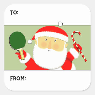 Table Tennis Gift Tags