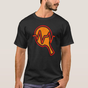 Table Tennis Heartbeat Ping Pong T-Shirt
