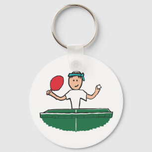 Table Tennis Key Ring