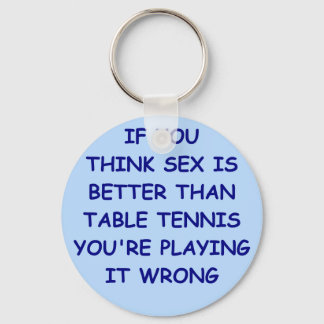 table tennis key ring