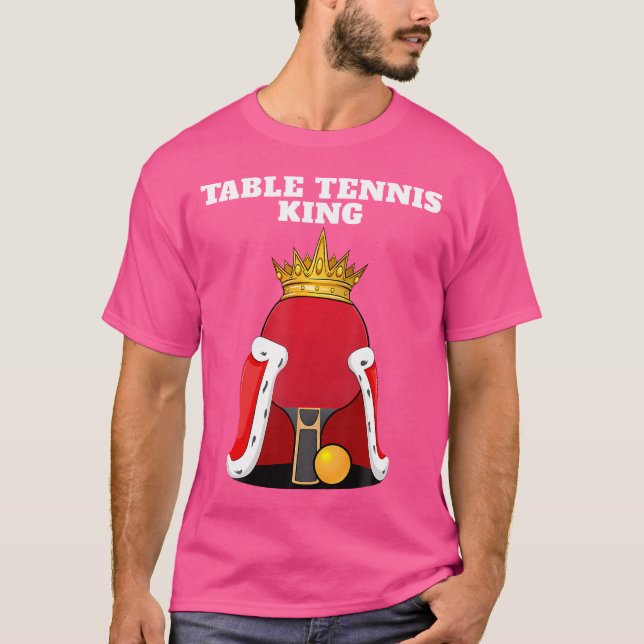 Table Tennis King Boys Ping Pong Table Tennis T-Shirt (Front)