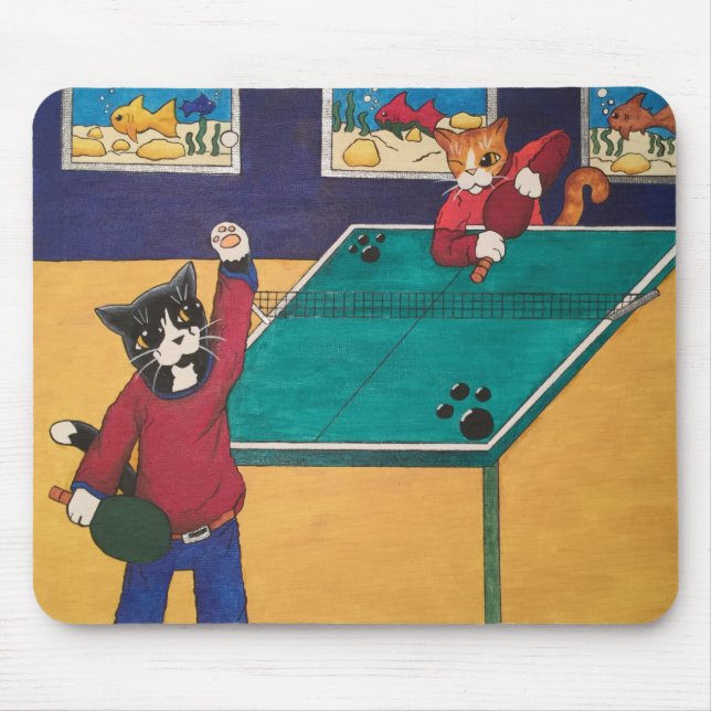Table Tennis Mouse Mat (Front)
