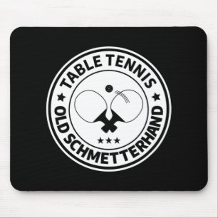 Table tennis old butterfly design for table tennis mouse mat