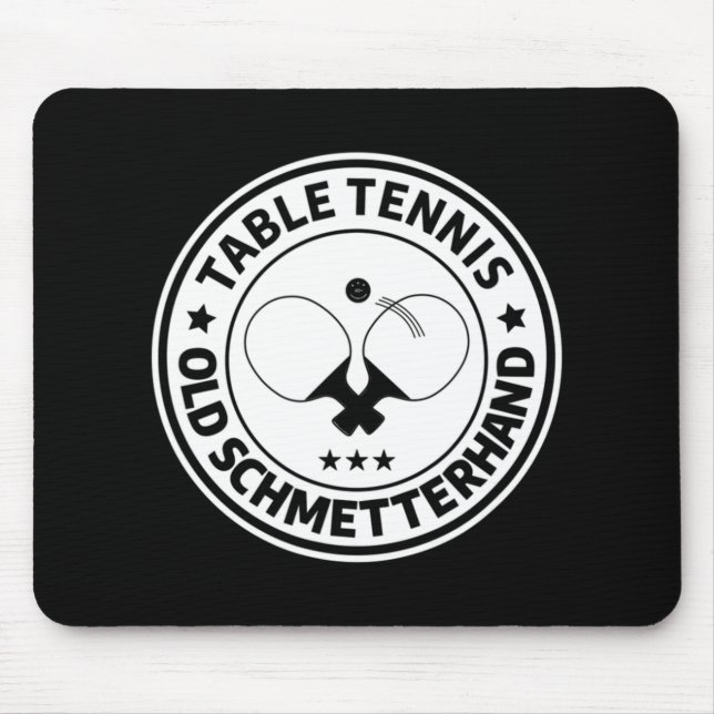 Table tennis old butterfly design for table tennis mouse mat (Front)