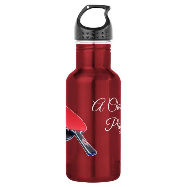 Table Tennis Paddles Personalise 18oz 532 Ml Water Bottle (Front)