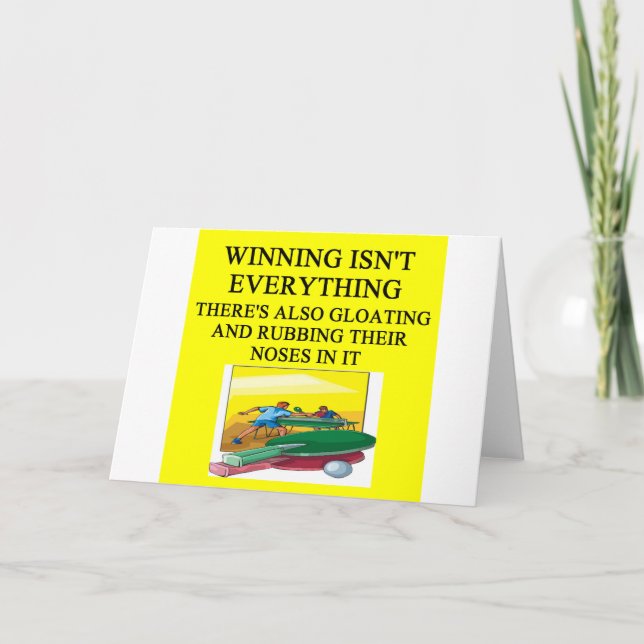 table tennis ping pong card (Front)