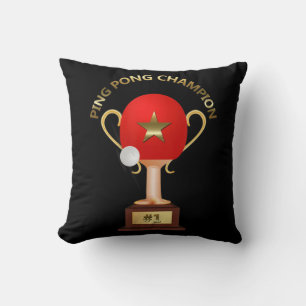 Table Tennis Ping Pong Champion Trophy  Cushion