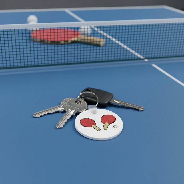 Table Tennis Ping Pong Key Ring (Creator Uploaded)