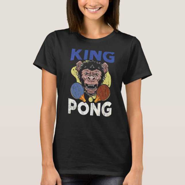 Table Tennis  Ping Pong Player Racket Science  1 T-Shirt (Front)