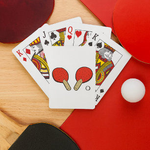 Table Tennis Ping Pong Playing Cards