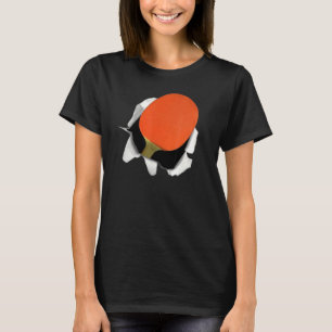 Table Tennis Ping Pong   Racket Men Boys Kids T-Shirt