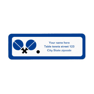 Table tennis ping-pong rackets and ball black blue