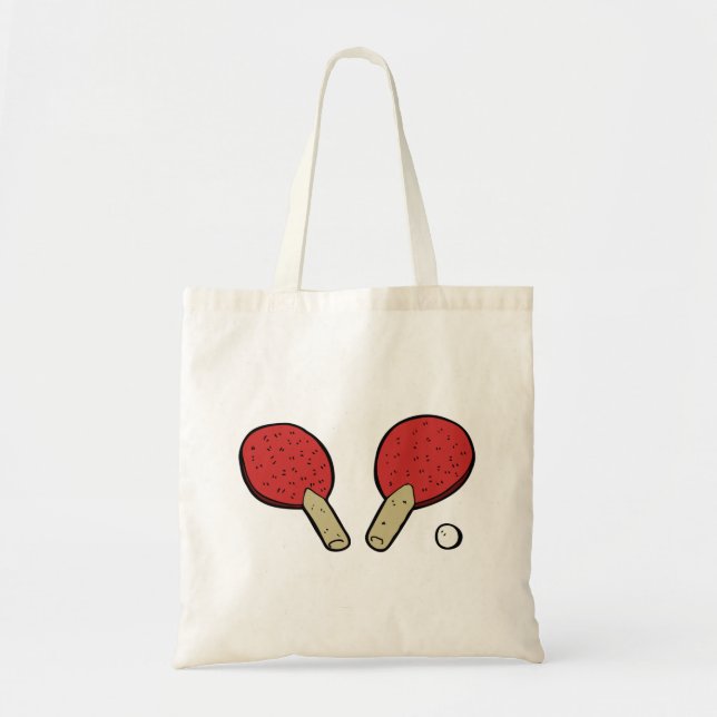 Table Tennis Ping Pong Tote Bag (Front)