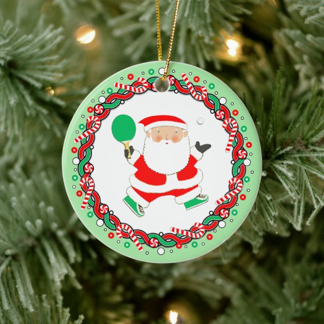 Table Tennis Player Ceramic Tree Decoration (Tree)